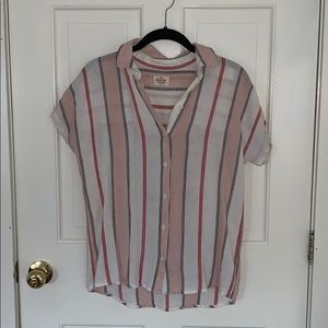 Marine Layer Button Down Short-Sleeve Top